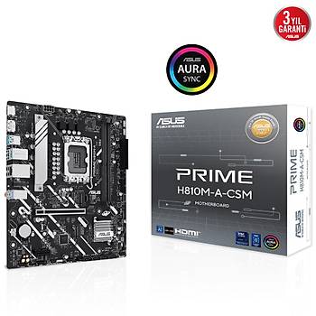 Asus Prime H810M-A-CSM Soket 1851 Anakart