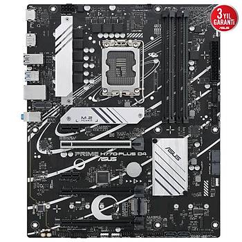 ASUS PRIME H770-PLUS D4 5066MHz(OC) HDMI DP M.2 1700p ANAKART