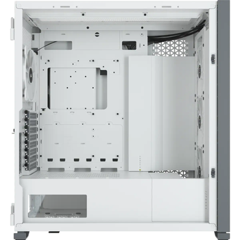 Corsair CC-9011227-WW icue 7000X RGB Temperli Cam 4x140mm Fan Dahili Rgb Kontrolc� Full Tower Ak�ll� Beyaz Bilgisayar Kasas�