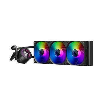 1St Player Thunderstorm TS4 360mm Siyah ARGB Dijital S�cakl�k Ekran G�stergeli AM5 / LGA 1851 ��lemci S�v� So�utucu