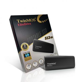 TwinMOS 512GB PSSDFGBMED32 USB 3.2 Type-C External Tanabilir SSD