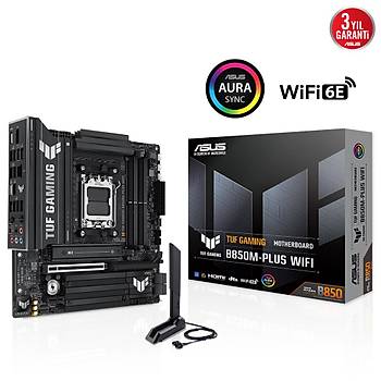 Asus TUF Gaming B850M-PLUS Wi-Fi AMD AM5 DDR5 Micro ATX Anakart