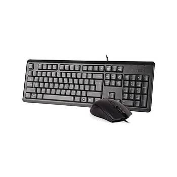 A4 Tech KR-9276 Q Usb Standart Klavye+Optik Mouse