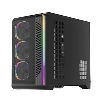 1ST Player VT7 850W 80+ Silver ARGB 4x12cm Fan ATX Siyah Oyuncu Kasas�