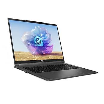 MSI Creator 16 AI Studio A1VHG-023TR Ultra 9 185H 32Gb DDR5 RTX4080 GDDR6 12Gb 2Tb Ssd 16.0 Uhd+ 120Hz W11Pro Notebook