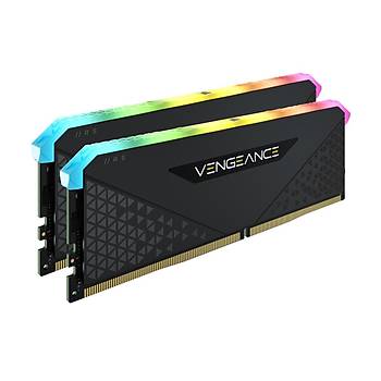Corsair CMG32GX4M2E3200C16 32GB (2x16GB) DDR4 3200MHz C16 VENGEANCE RGB RS BLACK SOGUTUCULU DIMM BELLEK