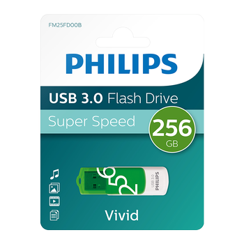 PHILIPS 256GB USB 3.0 100/150 MB/S FM25FD00B/00 Flash Bellek