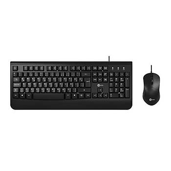 Lenovo Lecoo CM105-S Kablolu Tr Q Siyah Klavye Mouse Set