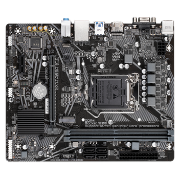 GIGABYTE H510M H V2 rev.1.0 2xDDR4 M.2 D-SUB HDMI 10-11.Nesil LGA1200 Soket Anakart