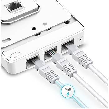 TP-LINK Omada EAP235-Wall Kablosuz Duvar Tipi Access Point