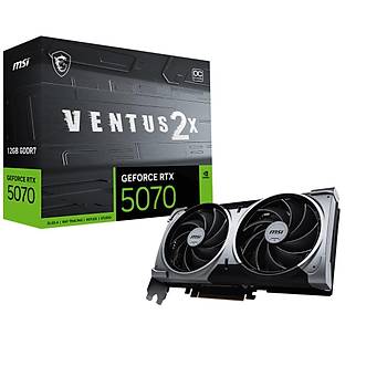 MSI RTX 5070 12G Ventus 2X OC RTX5070 12GB GDDR7 192Bit Ekran Kart�