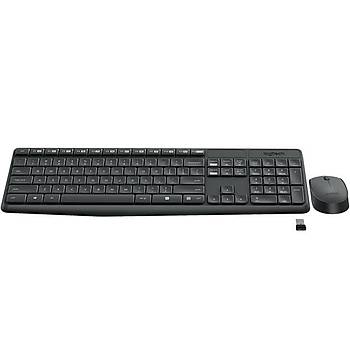 Logitech MK235 Kablosuz Klavye & Mouse Seti-Gri 920-007925