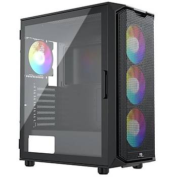 Powerboost PB-P521B 750W 80+ ATX ARGB Fan Siyah Kasa