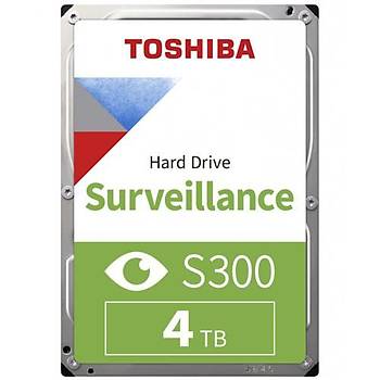 Toshiba 3,5 S300 4TB 256MB 5400RPM HDWT840UZSVA HDD & Harddisk