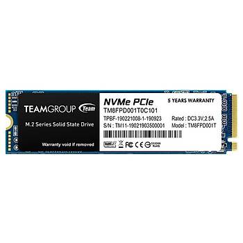 Team MP33 Pro TM8FPD001T0C101 1TB 2100-1700 MB/s M.2 SSD