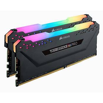 Corsair CMW16GX4M2C3200C14 16GB (2X8GB) DDR4 3200MHz Vengeance RGB Pro Led CL14 Bellek Ram
