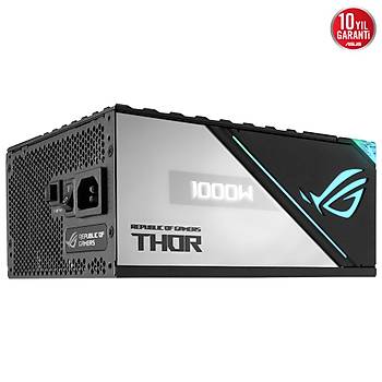 ASUS ROG-THOR-1000P2 80+ PLATINUM 1000W MOD�LER G�� KAYNA�I JAPON KAPAS�T�RLER�AURA SYNC VE OLED EKRAN 10 YIL GARANT� V2