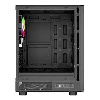 PowerBoost PB-A700B 750W 80+ BRONZE ATX USB 3.0 Rainbow Fanly Mesh Gaming Siyah Kasa