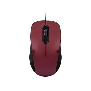 Everest SM-258 Usb Kırmızı 1200dpi Optik Kablolu Mouse