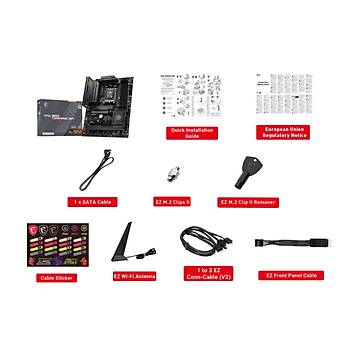 MSI MAG B850 Tomahawk Wi-Fi DDR5 8400MT/S 1XHDMI 3XM.2 ATX AM5 Anakart