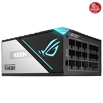 ASUS ROG-THOR-1000P2 80+ PLATINUM 1000W MOD�LER G�� KAYNA�I JAPON KAPAS�T�RLER�AURA SYNC VE OLED EKRAN 10 YIL GARANT� V2