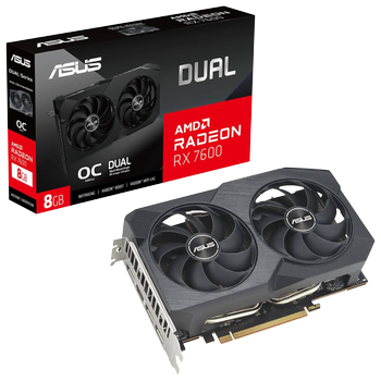 Asus DUAL-RX7600-O8G-V2 8GB GDDR6 128B Ekran Kart�