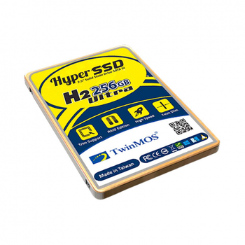 TwinMOS TM256GH2UG, 256GB, 2.5" SATA3, SSD, 580-550Mb/s, 3DNAND, Black