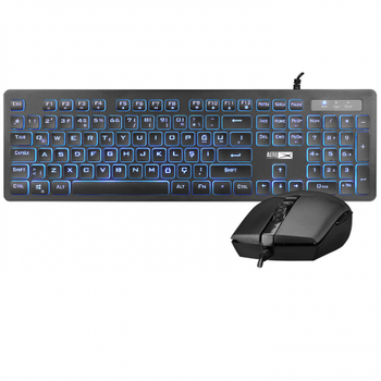 Altec Lansing ALGC8264 Siyah 3 Renkli USB Kablolu Multimedya Fonksiyonlu Gaming Klavye+Mouse Set