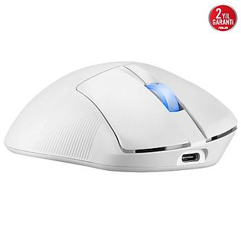 Asus Rog Keris II Wireless Ace Aura Sync Rgb Beyaz Oyuncu Mouse