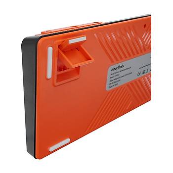 Acer eMachines EAK810 Bej-Siyah-Turuncu TKL 68 Tu� Membrane Switch Kablolu Oyuncu Klavyesi