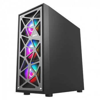 Vento VG12AL 600W 80+ PSU 4x120mm RGB Fan Temperli Cam USB 3.0 Mesh E-ATX Mid-Tower Gaming (Oyuncu) Kasa