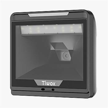 Tiwox VS-8000 2D Karekod Kablolu Usb Masa�st� Barkod Okuyucu