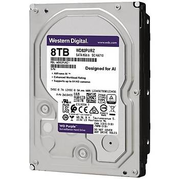 Western Digital  Purple 3,5 8TB 256MB 7200RPM WD82PURZ