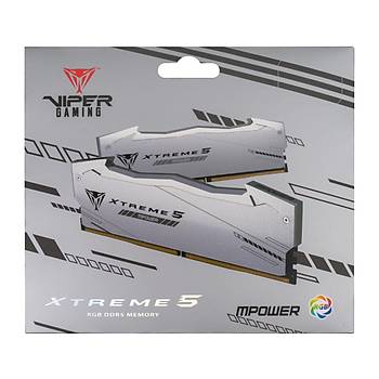 Patriot Viper Xtreme 5 MPOWER 32GB PVXR532G80C38KM (2x16GB) DDR5 8000MHz CL38 Gaming Ram Bellek