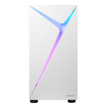 Gamdias Argus E4 Elite WH 500W Tempered Glass ARGB ATX White Edition Gaming Kasa