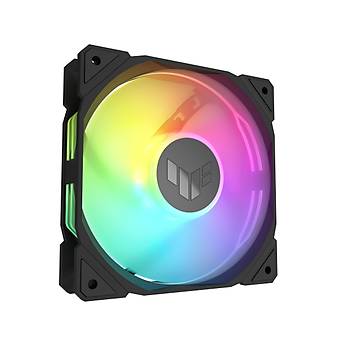Asus Tuf TR120 Reverse So�utucu Ters Hava Ak��l� Adreslenebilir ARGB 120mm 3l� Siyah Kasa Fan�