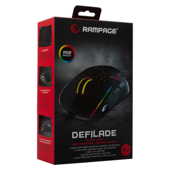 Rampage SMX-R111 Defilade 12400 DPI RGB Mouse