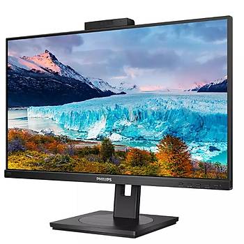 27 �n� Philips 272S1MH/00 IPS 4MS 75MHz 1XVGA 1XHDMI 1XDP 1XDVI USB 3.2 FHD 1920x1080 Webcam Hoparl�r VESA Siyah Monit�r