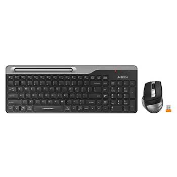 A4 Tech FB2535C Siyah Bluetooth Klavye + 6 Tulu 2400 DPI Mouse