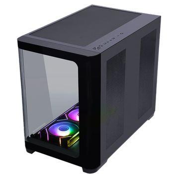 GameBooster GB-G2852B-750w 80+ Bronze Curved Cam  7ARGB Fan Seaview Gaming Siyah Kasa