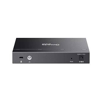 TP-Link Omada ES208GP 8 Port 10/100/1000 Mbps 64W POE Y�netilebilir Gigabit Switch