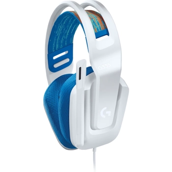 Logitech G335 Kablolu Mikrofonlu Kulak st Oyuncu Kulakl Beyaz