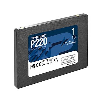 Patriot P220 1TB 550/500MB/s 2.5 �n� SATA3 SSD Disk (P220S1TB25)