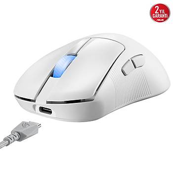Asus Rog Keris II Wireless Ace Aura Sync Rgb Beyaz Oyuncu Mouse