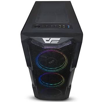 DarkFlash Aquarius-Mesh RGB Mid Tower Kasa PSU YOK