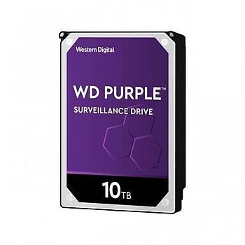 Western Digital Purple 3.5 Sata III 6Gb/s 7200RPM 10TB 256MB 7/24 Güvenlik WD101PURZ HDD & Harddisk