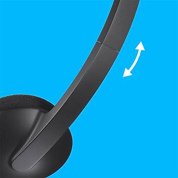 LOGITECH H340 USB G�R�LT� �NLEY�C� M�KROFONLU KABLOLU KULAKLIK-S�YAH A-00044 981-000475