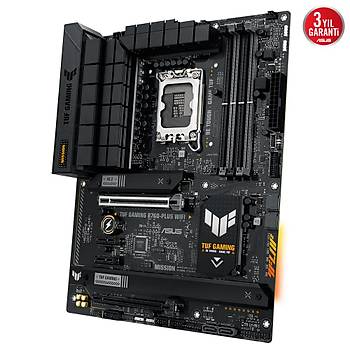 Asus TUF Gaming B760-Plus Wifi DDR5 7200MHz(OC) HDMI DP ATX 1700P Anakart