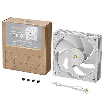 Asus ProArt PF120 PWM Tek Beyaz Kasa Radyat�r Fan�