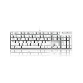 MageGee MK-STORM 104 Tu� Blue Switch Kablolu Beyaz Mekanik Oyuncu Klavyesi